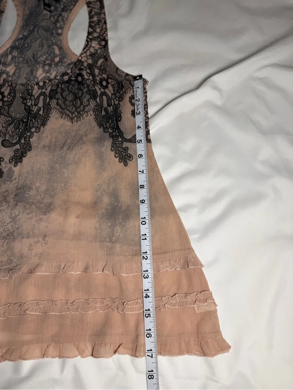 FANG sheer racerback